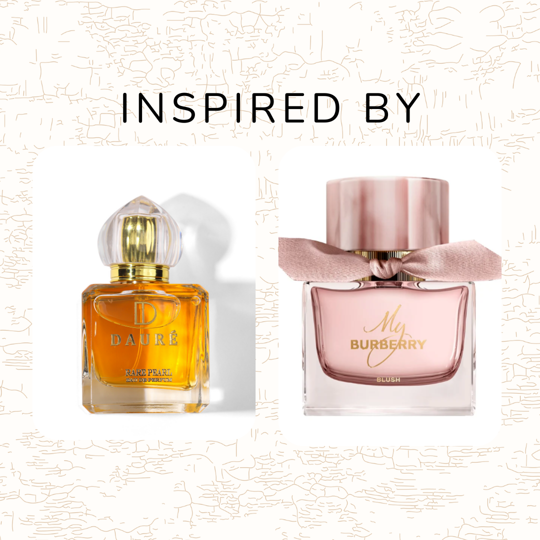 Rare Pearl Fresh Elegant Floral Perfume (Inspired By My Burberry Blush)